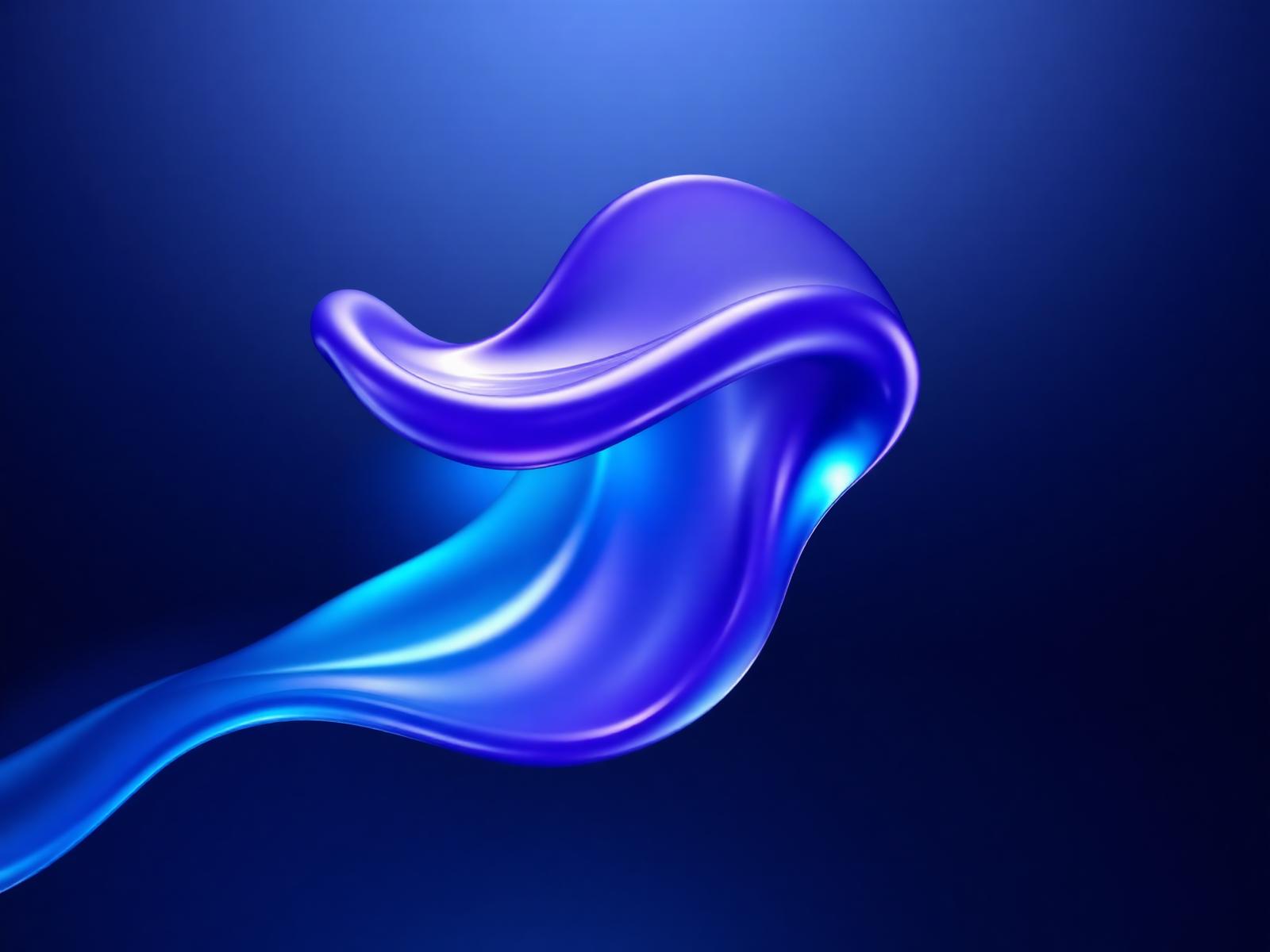Abstract flowing gradient artwork representing Quantum Creative Design